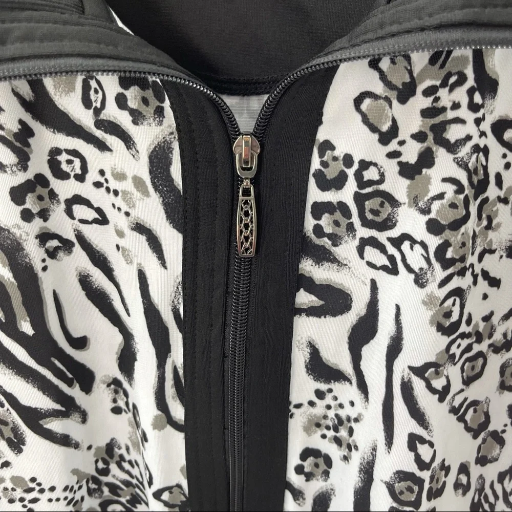 Activology Full Zip Patterned Lightweight Jacket Size 2 X